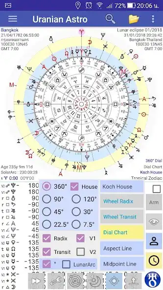 Play Uranian Astro : Astrology as an online game Uranian Astro : Astrology with UptoPlay