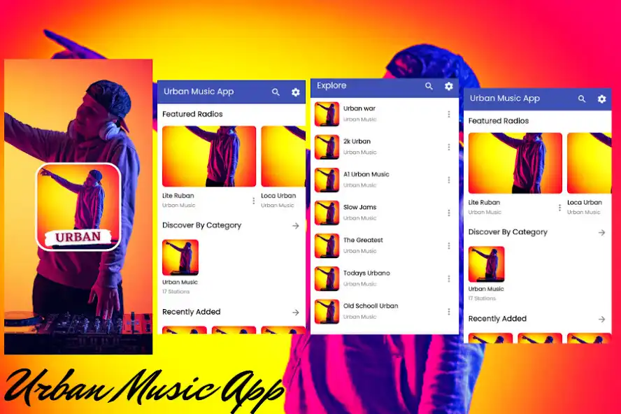 Play Urban Music Radio App  and enjoy Urban Music Radio App with UptoPlay