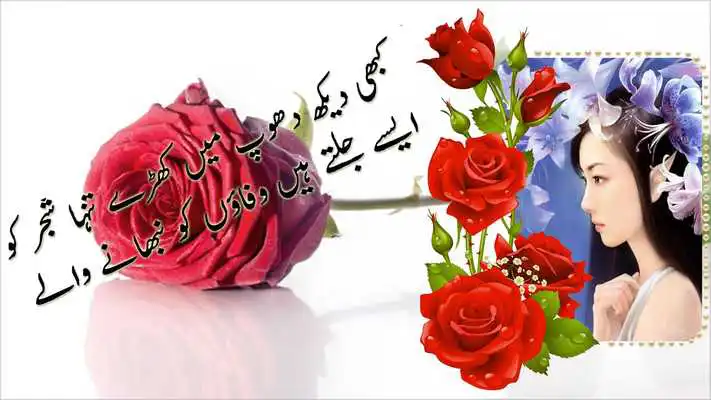 Play Urdu Poetry Photo Frames :  Urdu Poetry on Photos