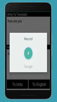 Play Urdu To English and English to Urdu Translator