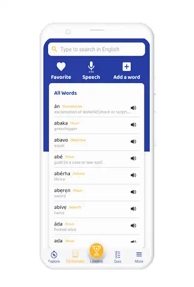 Play Urhobo Dictionary App as an online game Urhobo Dictionary App with UptoPlay