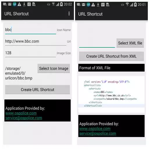 Run free android online URL shortcut creator APK Run free android online URL shortcut creator APK