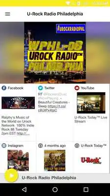 Play U-Rock Radio Philadelphia
