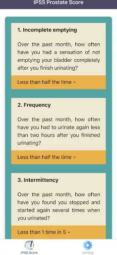Play Urology IPSS Prostate Score: BPH Symptoms Score  and enjoy Urology IPSS Prostate Score: BPH Symptoms Score with UptoPlay