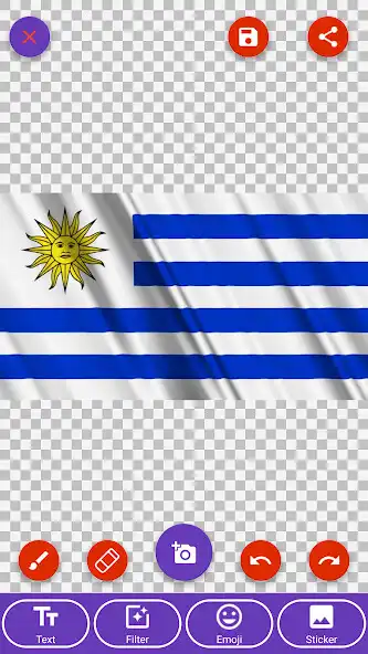 Play Uruguay Flag Wallpaper: Flags, as an online game Uruguay Flag Wallpaper: Flags, with UptoPlay