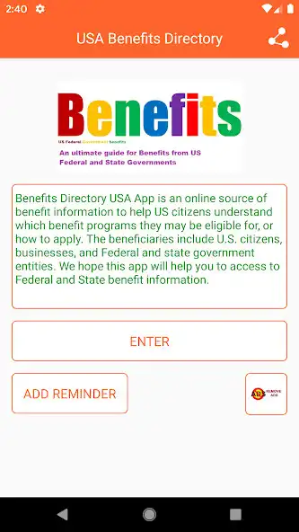 Play USA Benefits Guide- Federal  State Benefits Guide  and enjoy USA Benefits Guide- Federal  State Benefits Guide with UptoPlay