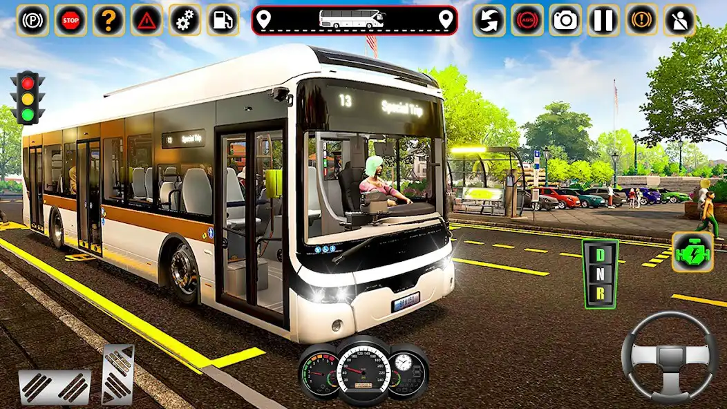 Play USA Bus Simulator Driving Game as an online game USA Bus Simulator Driving Game with UptoPlay
