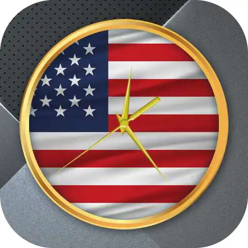 Free play online USA Clock Live Wallpaper APK