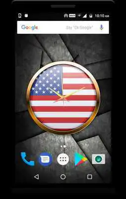 Play USA Clock Live Wallpaper