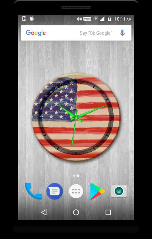 Play USA Clock Live Wallpaper