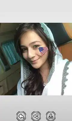 Play USA Flag Face Maker