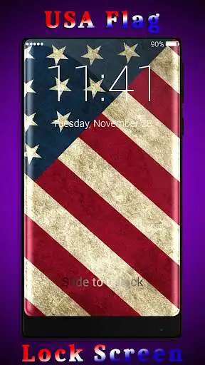 Play USA Flag Lock Screen  and enjoy USA Flag Lock Screen with UptoPlay