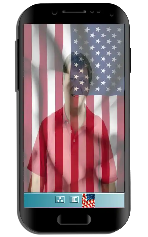 Play Usa Flag With Profil Picture