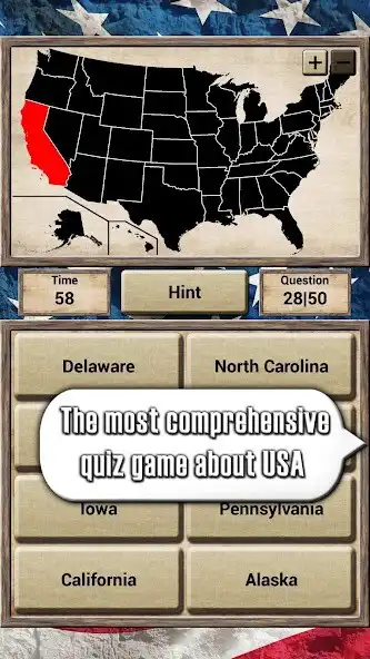 Play USA Geography - Quiz Game  and enjoy USA Geography - Quiz Game with UptoPlay