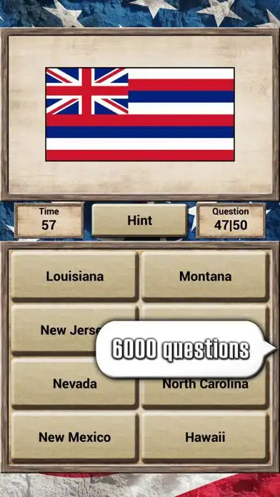 Play USA Geography - Quiz Game as an online game USA Geography - Quiz Game with UptoPlay