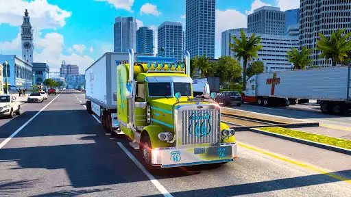 Play USA Heavy Truck Driving Simulator:Euro Truck Games as an online game USA Heavy Truck Driving Simulator:Euro Truck Games with UptoPlay