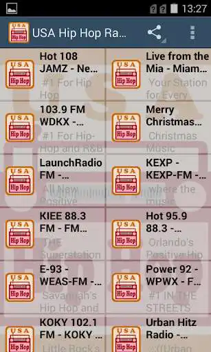 Play USA Hip Hop Radio Stations