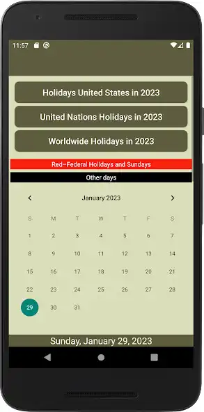 Play USA Holiday Calendar 2023  and enjoy USA Holiday Calendar 2023 with UptoPlay
