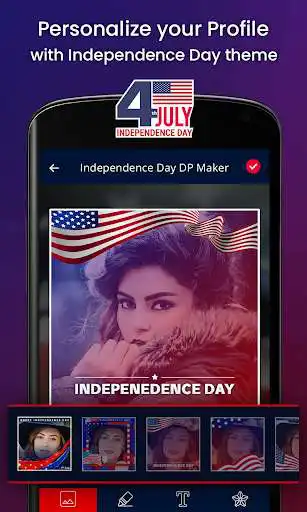 Play USA Independence Day Photo Frame - 4th July as an online game USA Independence Day Photo Frame - 4th July with UptoPlay