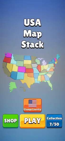 Play USA Map Stack  and enjoy USA Map Stack with UptoPlay