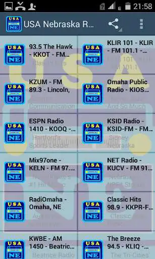 Play USA Nebraska Radio Stations as an online game USA Nebraska Radio Stations with UptoPlay