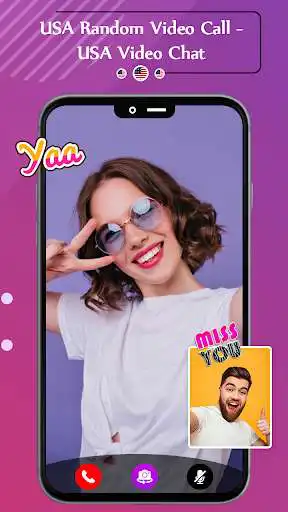 Play USA Random Video Call - USA Video Chat as an online game USA Random Video Call - USA Video Chat with UptoPlay