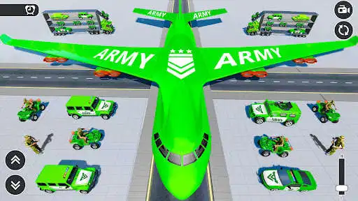 Play US Army ATV Transport Truck as an online game US Army ATV Transport Truck with UptoPlay