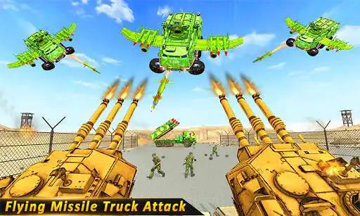 Play US Army Flying Truck Simulator as an online game US Army Flying Truck Simulator with UptoPlay
