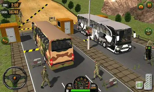 Play US Army Military Bus Driving  and enjoy US Army Military Bus Driving with UptoPlay