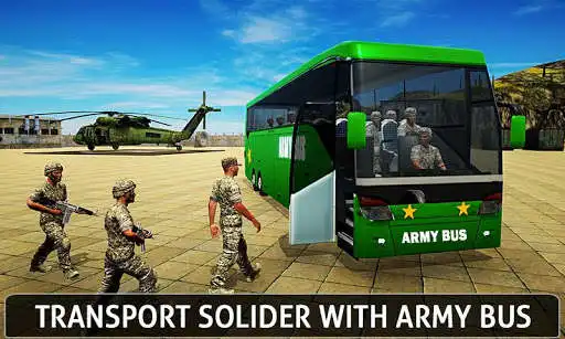 Play US Army Military Bus Simulator as an online game US Army Military Bus Simulator with UptoPlay