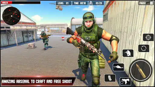Play US Army Special Forces Fire : Action Shooter 2020 as an online game US Army Special Forces Fire : Action Shooter 2020 with UptoPlay