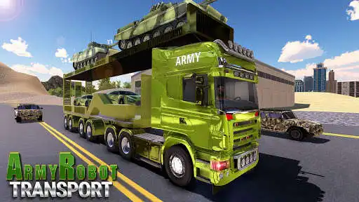Play US Army Tank Robot Cargo Plane as an online game US Army Tank Robot Cargo Plane with UptoPlay