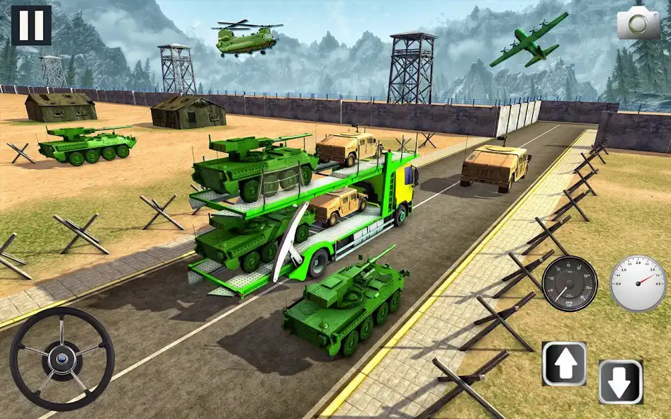 Play us army truck transport games as an online game us army truck transport games with UptoPlay