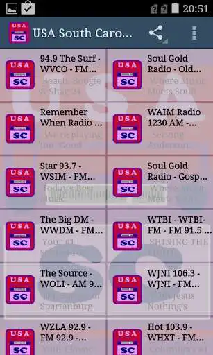 Play USA South Carolina Radio as an online game USA South Carolina Radio with UptoPlay