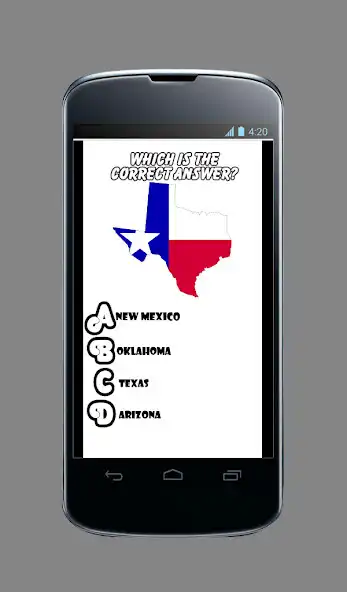 Play USA States Quiz as an online game USA States Quiz with UptoPlay