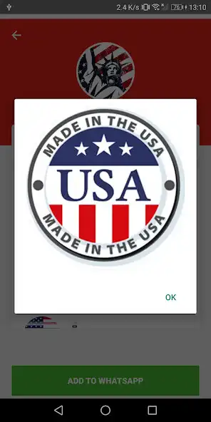 Play USA Stickers For Whatsapp as an online game USA Stickers For Whatsapp with UptoPlay