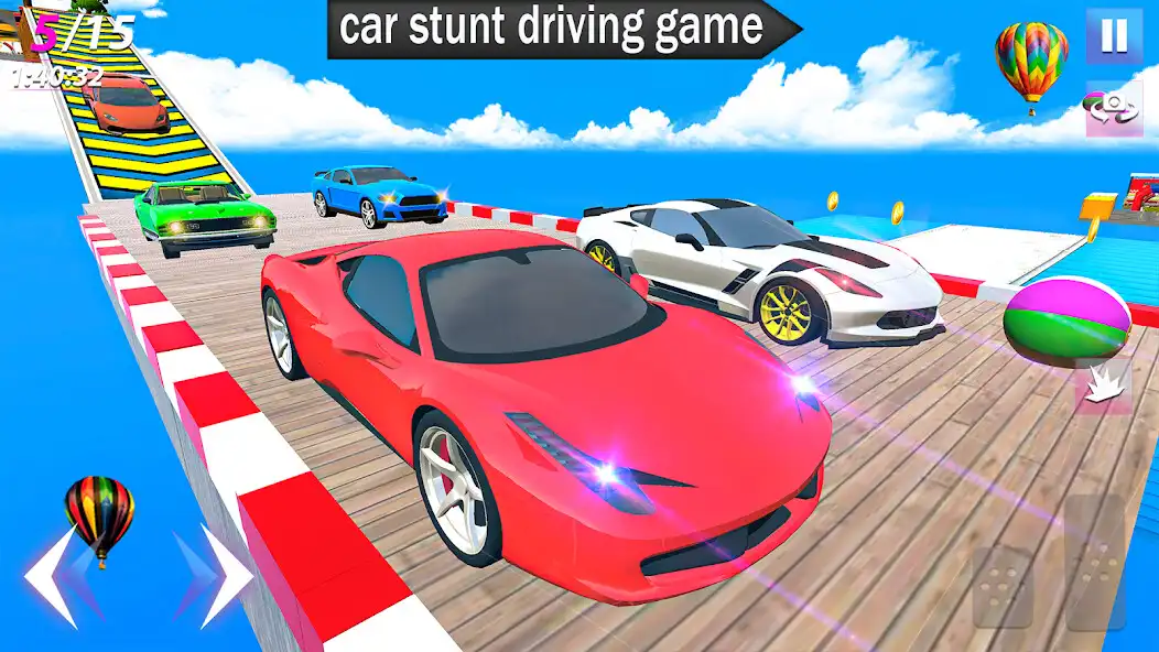 Play US Car stunts 3D Car Race Game as an online game US Car stunts 3D Car Race Game with UptoPlay