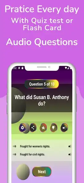 Play US Citizenship Audio Test 2023  and enjoy US Citizenship Audio Test 2023 with UptoPlay