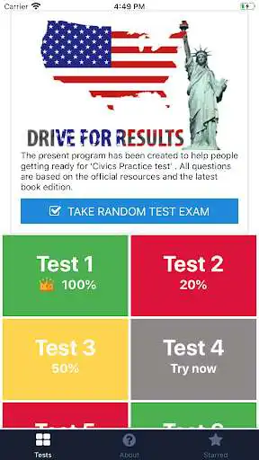 Play US Citizenship FREE CIVICS Test 2021  and enjoy US Citizenship FREE CIVICS Test 2021 with UptoPlay