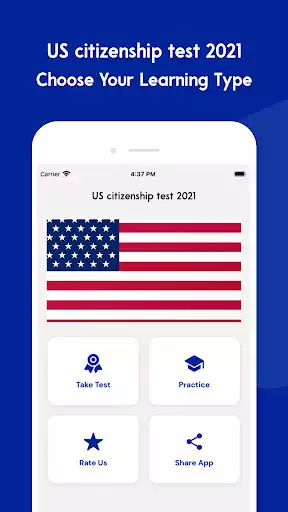 Play US Citizenship Test 2021 as an online game US Citizenship Test 2021 with UptoPlay