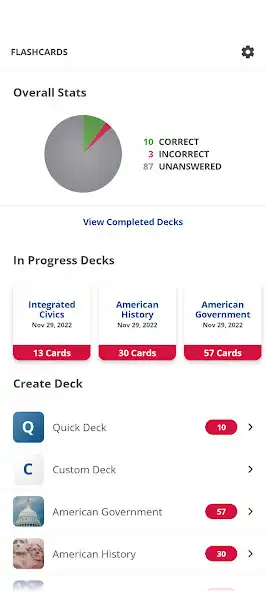 Play US Civics Test Flashcards  and enjoy US Civics Test Flashcards with UptoPlay