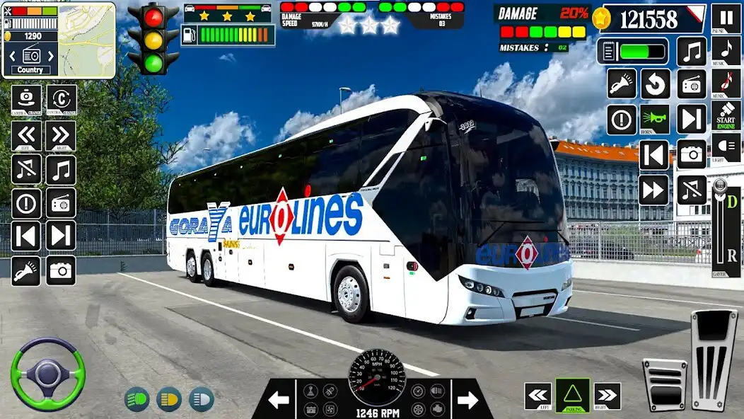 Play US Coach Bus Simulator 2023 as an online game US Coach Bus Simulator 2023 with UptoPlay