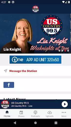 Play US Country 99.5  and enjoy US Country 99.5 with UptoPlay