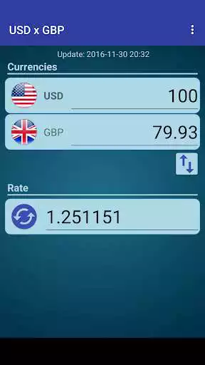Play APK US Dollar to British Pound  and enjoy US Dollar to British Pound with UptoPlay conversor.conversaotaxasbasico.usdgbp
