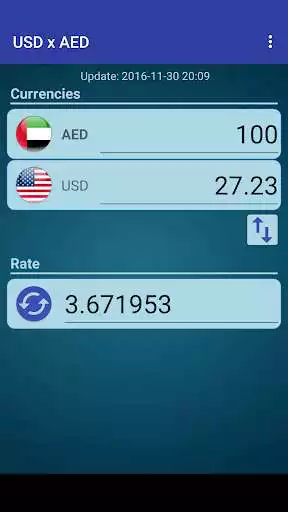Play APK US Dollar to UAE Dirham  and enjoy US Dollar to UAE Dirham with UptoPlay conversor.conversaotaxasbasico.usdaed