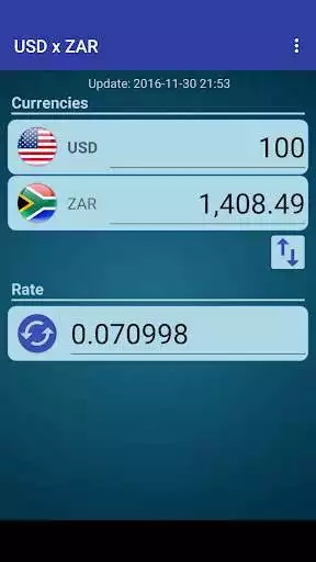 Play APK US Dollar x South African Rand  and enjoy US Dollar x South African Rand with UptoPlay conversor.conversaotaxasbasico.usdzar