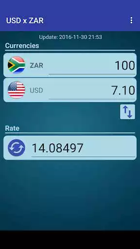 Play APK US Dollar x South African Rand  and enjoy US Dollar x South African Rand with UptoPlay conversor.conversaotaxasbasico.usdzar