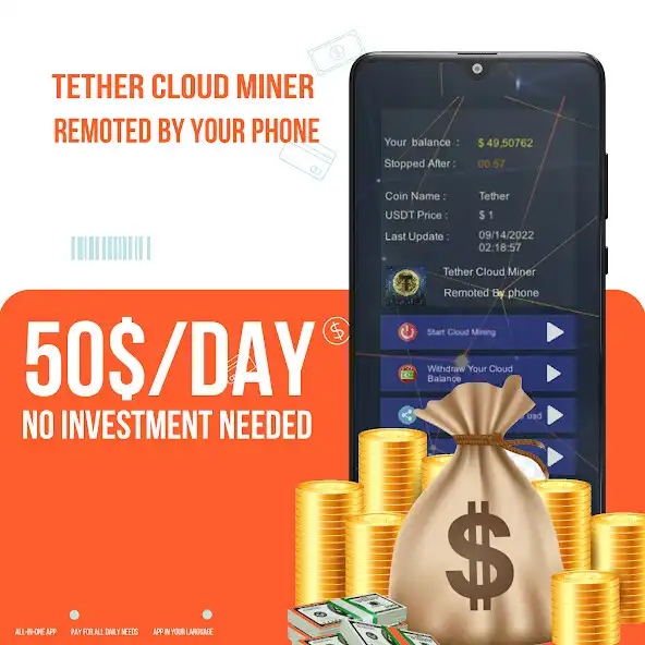 Play USDT (Tether) Cloud miner  and enjoy USDT (Tether) Cloud miner with UptoPlay
