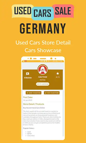 Play Used Cars in Germany as an online game Used Cars in Germany with UptoPlay