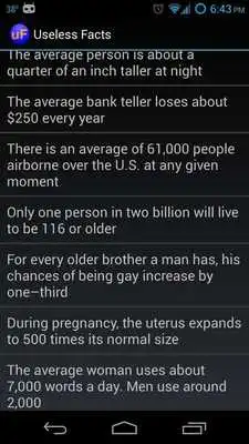 Play Useless Facts  Trivia